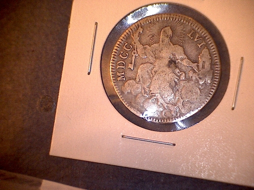 25-MM-Silver-Who-Is-Ben14-Id:-1756-Ad-Papal-States-1/5-Scudo